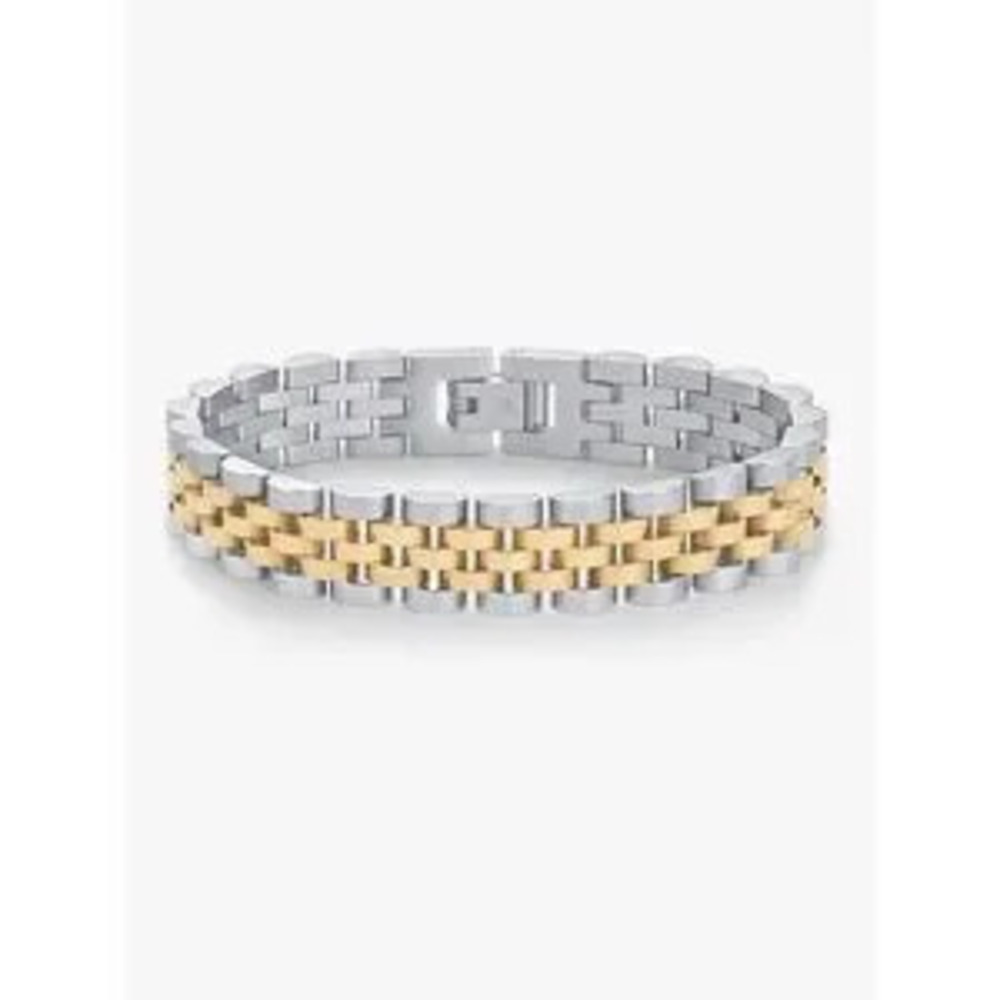 NEW?14K Gold Plated Waterproof Strap Chain Bracelet